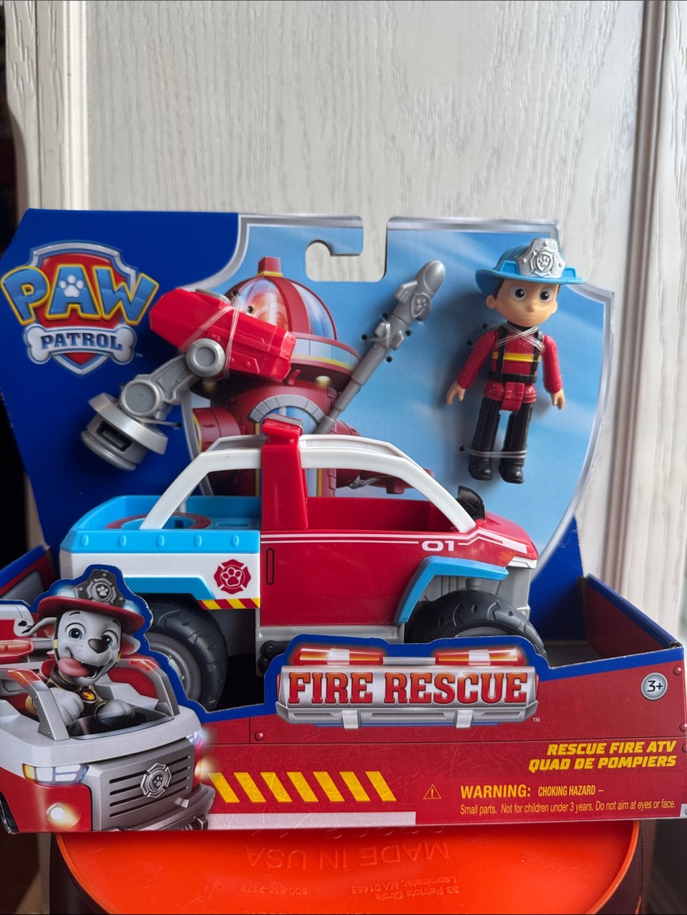 Spin Master Paw Patrol Fire Rescue ATV Toy - Red, Blue & White